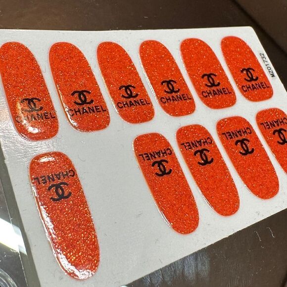 Halloween Full Wraps Nail Glitter Stickers Cute monogram Printed - Picture 12 of 15